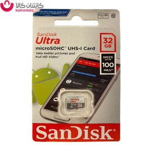 کارت حافظه microSDHC سن دیسک 100MBps ظرفیت 32 گیگابایت